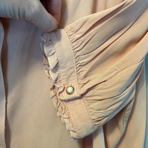 NWOT Simply Retro Strawberry Embroidered Blouse - Picture 4 of 7